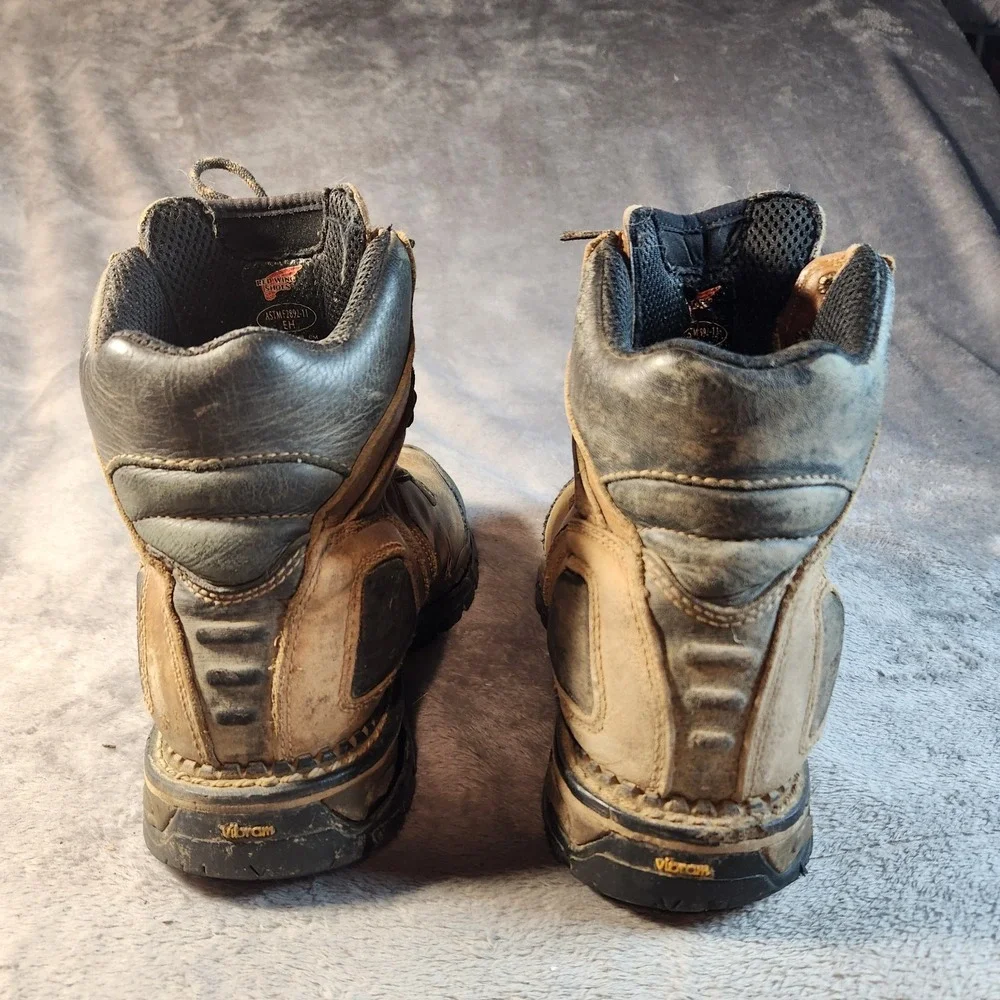 Red Wing Boots‎ Mens 9.5 Brown Leather FlexForce 2401 Work FOR REPAIR ONLY